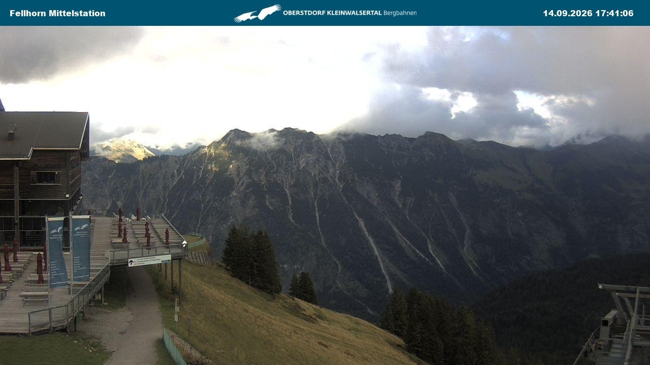 Archiv Foto Webcam Mittelstation am Fellhorn