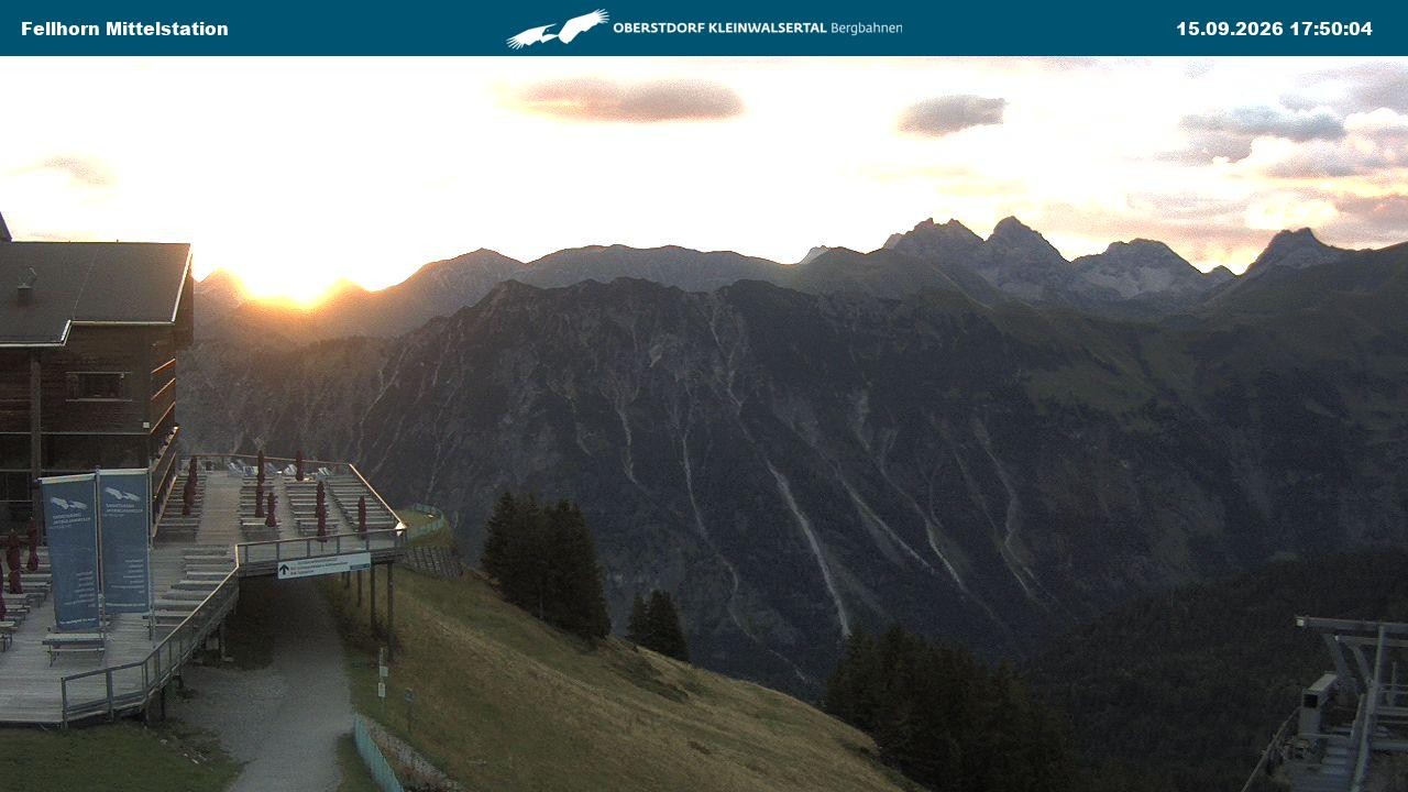 Archiv Foto Webcam Mittelstation am Fellhorn