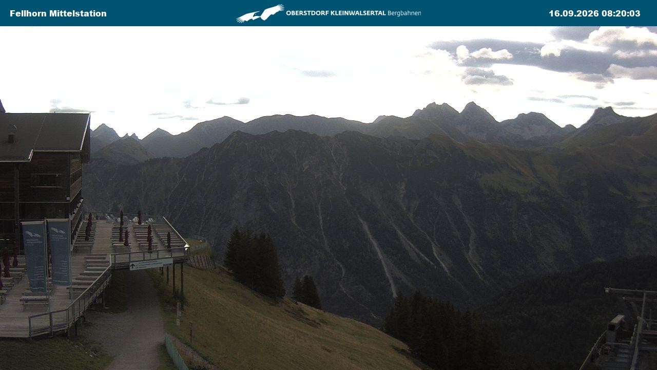 Archiv Foto Webcam Mittelstation am Fellhorn