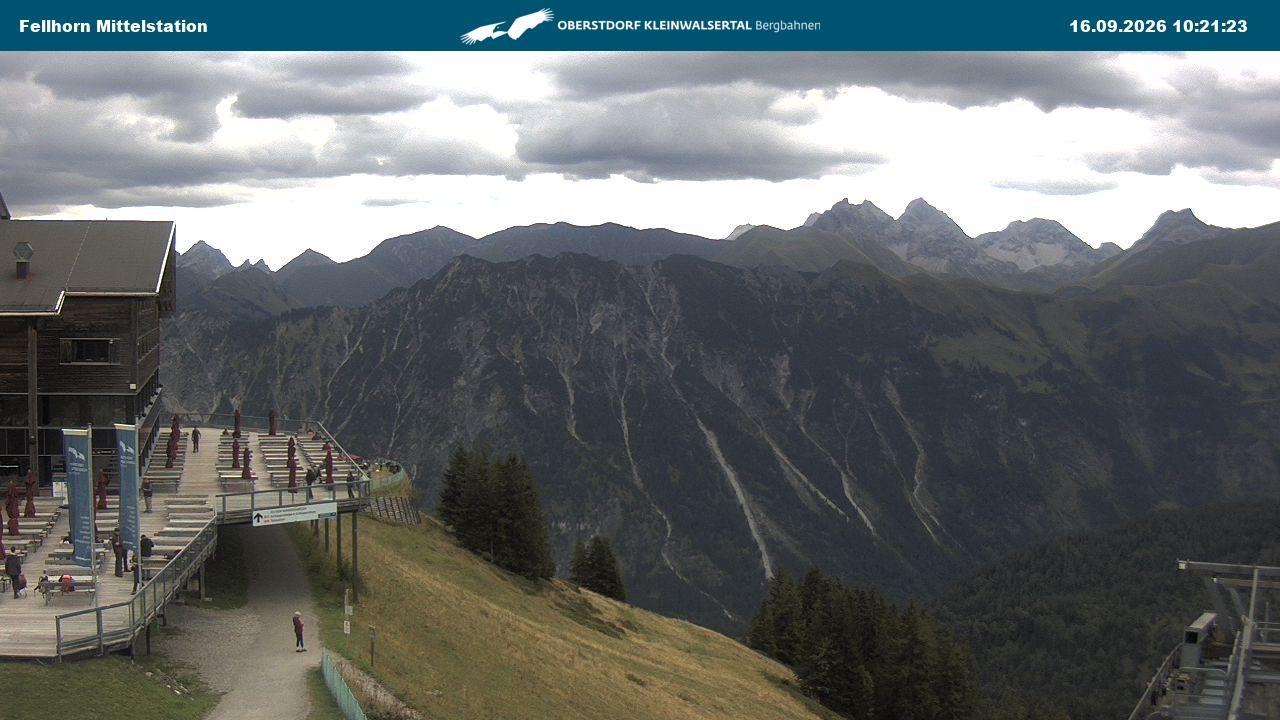 Archiv Foto Webcam Mittelstation am Fellhorn