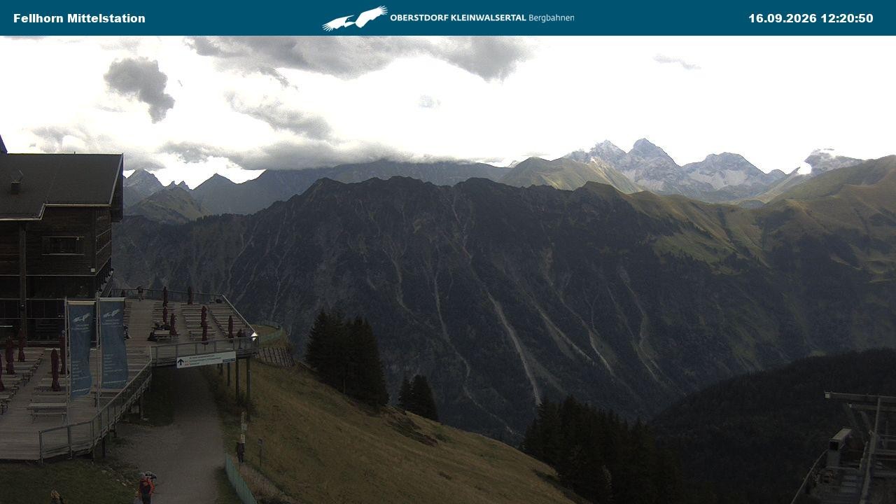 Archiv Foto Webcam Mittelstation am Fellhorn