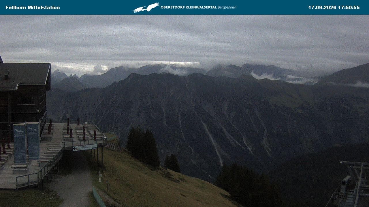 Archiv Foto Webcam Mittelstation am Fellhorn