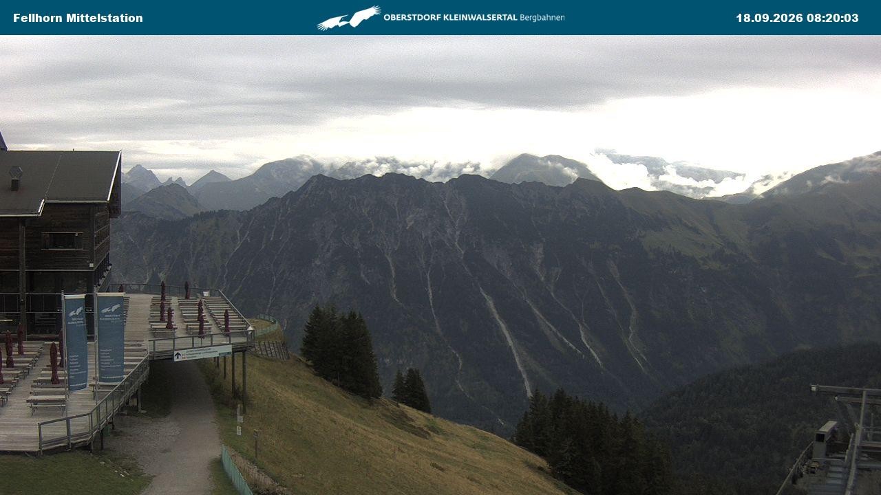 Archiv Foto Webcam Mittelstation am Fellhorn