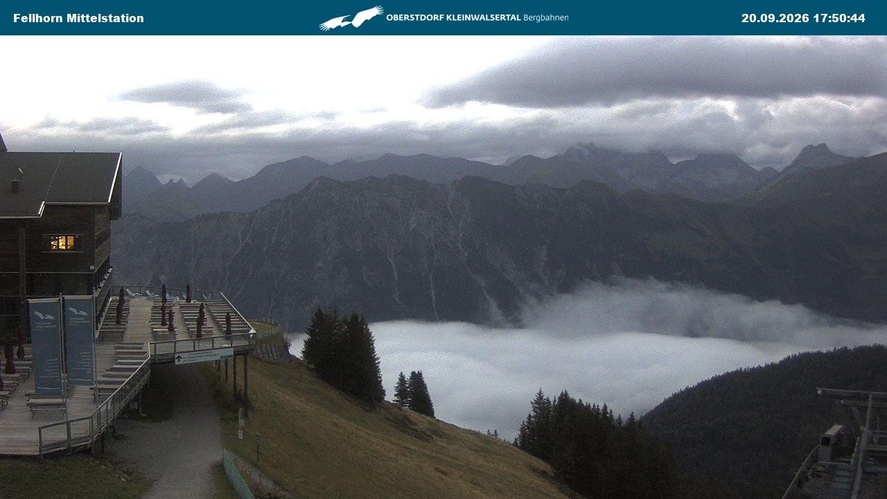 Archiv Foto Webcam Mittelstation am Fellhorn