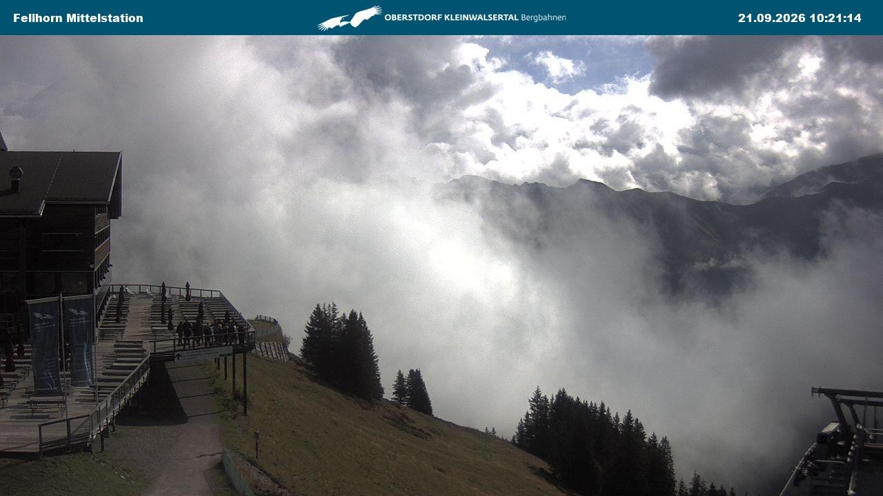 Archiv Foto Webcam Mittelstation am Fellhorn