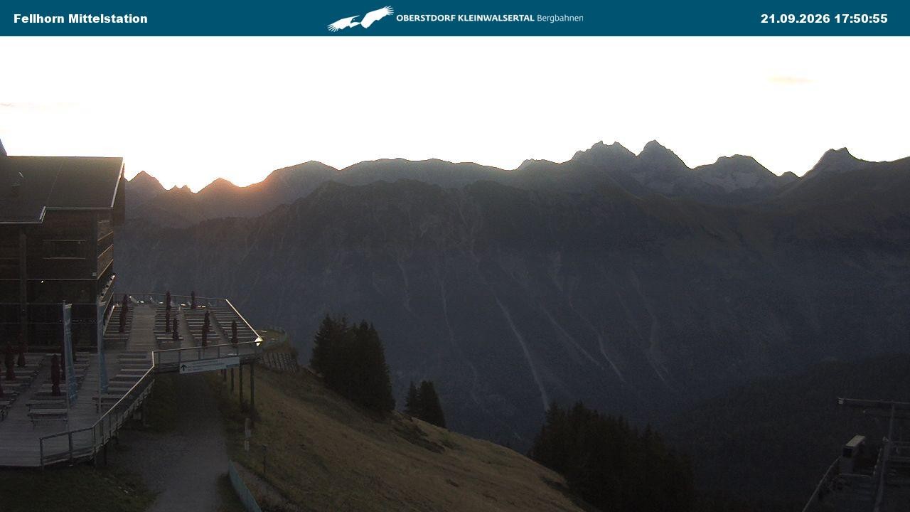 Archiv Foto Webcam Mittelstation am Fellhorn