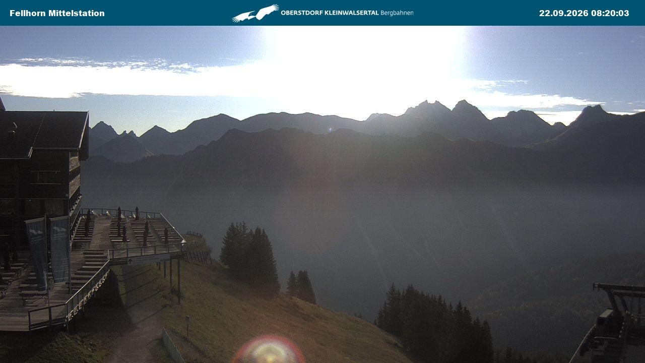 Archiv Foto Webcam Mittelstation am Fellhorn