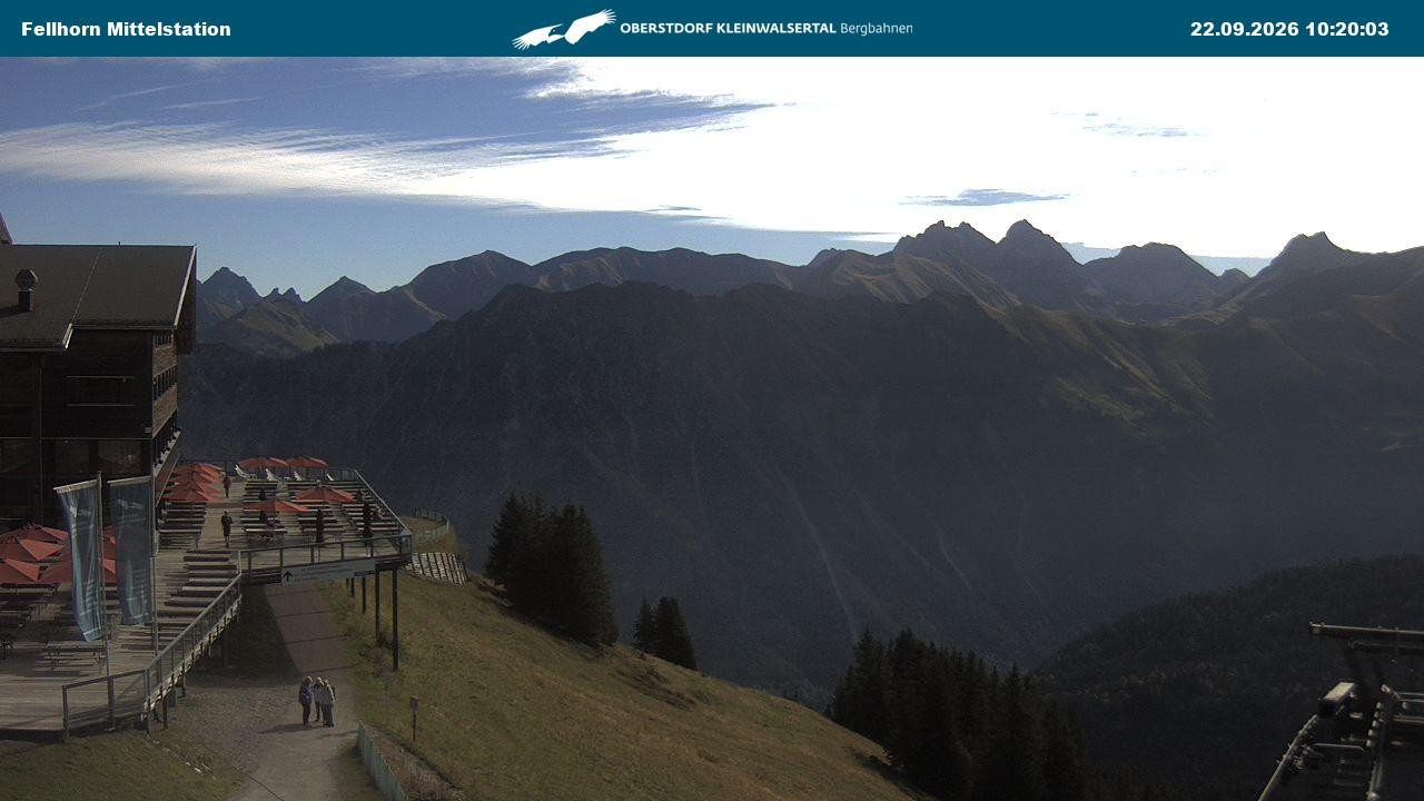Archiv Foto Webcam Mittelstation am Fellhorn