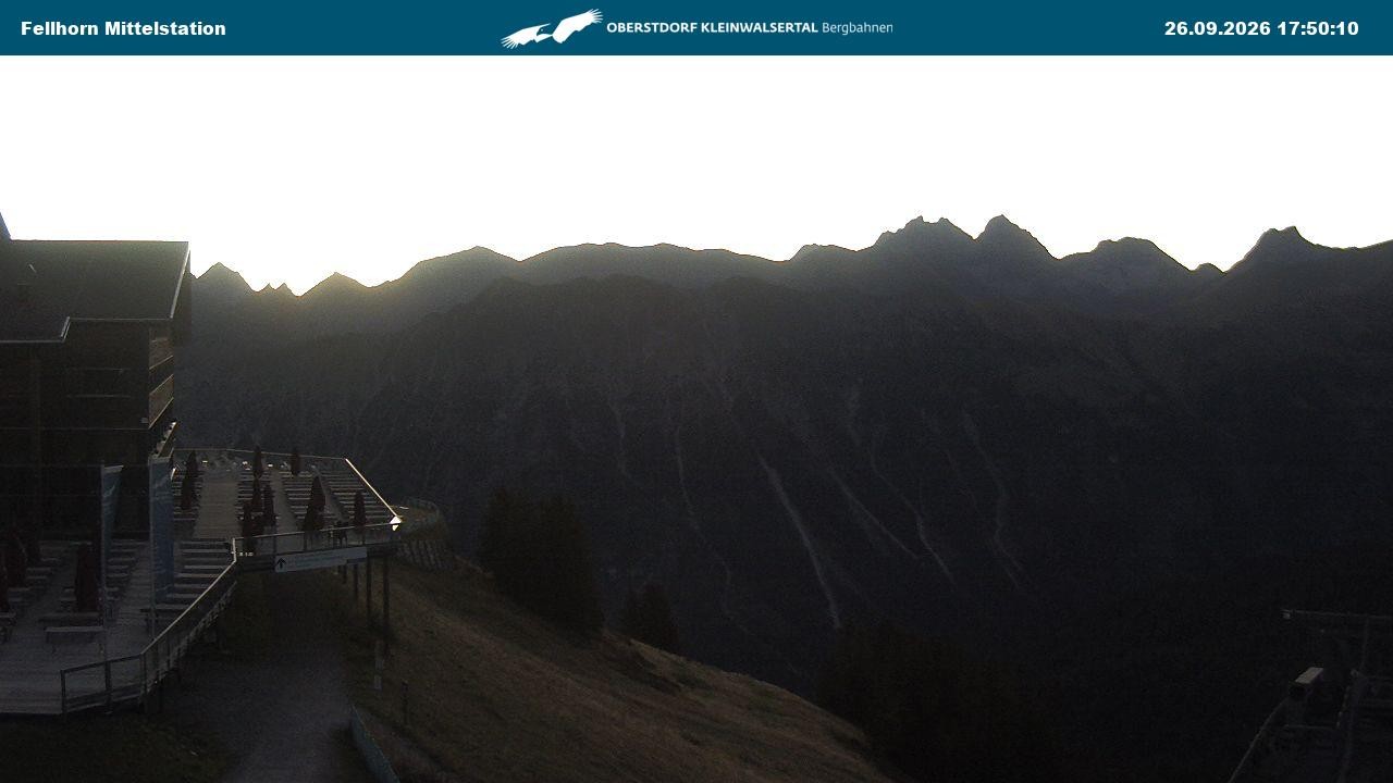 Archiv Foto Webcam Mittelstation am Fellhorn