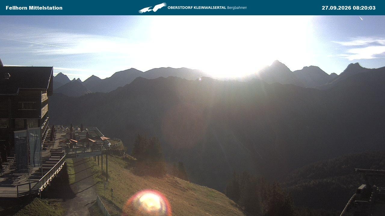 Archiv Foto Webcam Mittelstation am Fellhorn