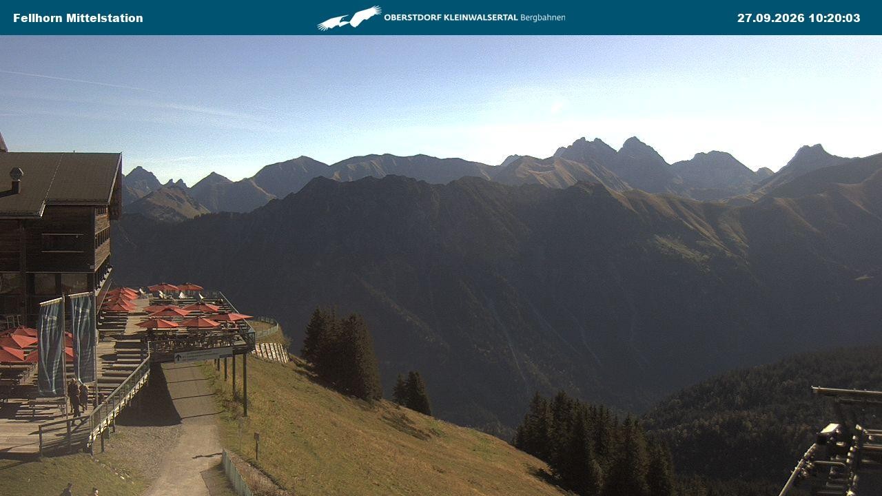 Archiv Foto Webcam Mittelstation am Fellhorn