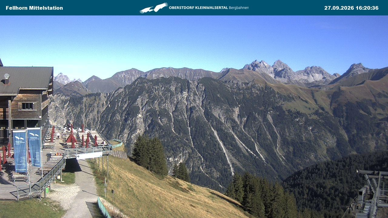 Archiv Foto Webcam Mittelstation am Fellhorn