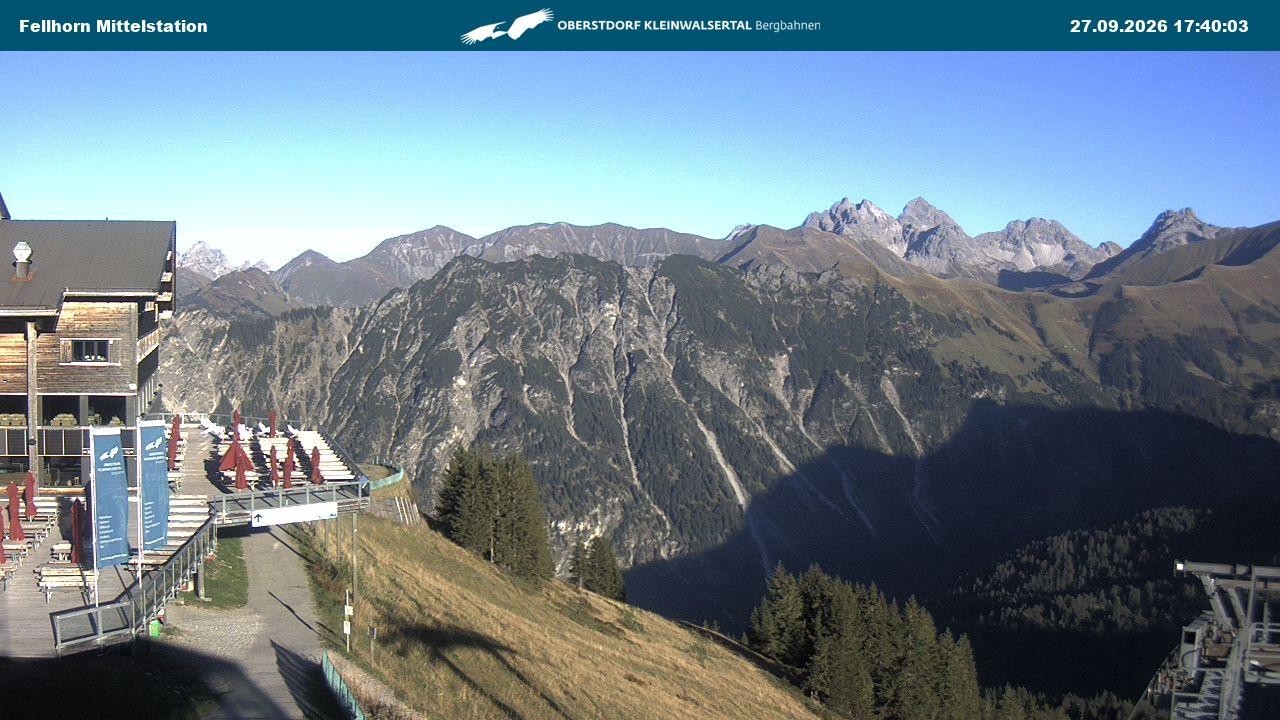 Archiv Foto Webcam Mittelstation am Fellhorn