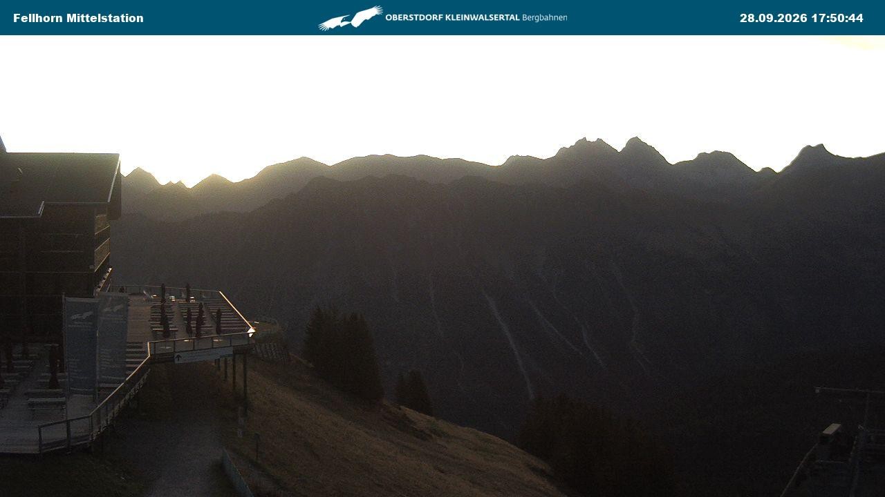 Archiv Foto Webcam Mittelstation am Fellhorn
