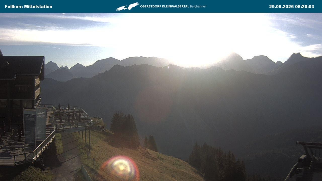 Archiv Foto Webcam Mittelstation am Fellhorn