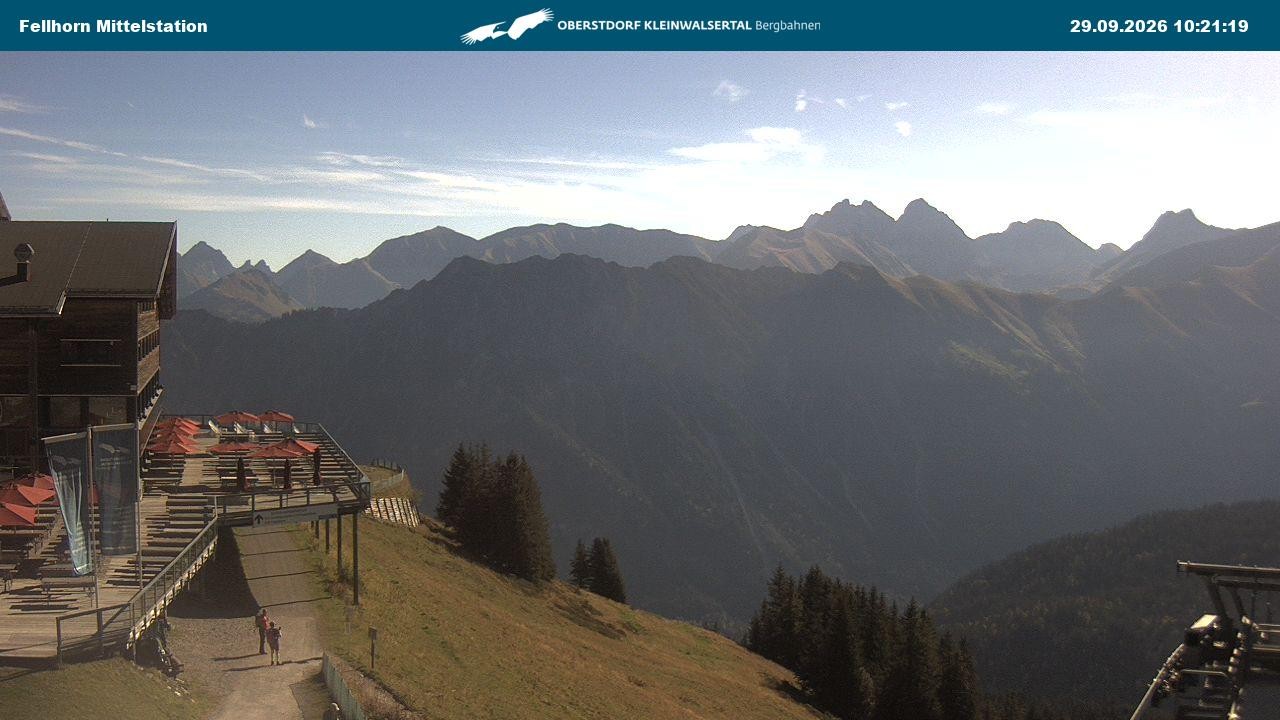 Archiv Foto Webcam Mittelstation am Fellhorn