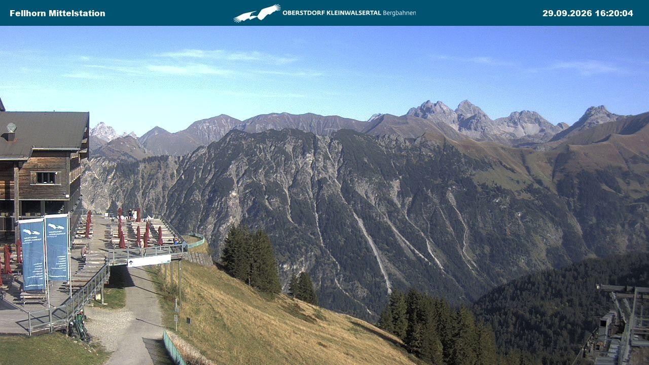 Archiv Foto Webcam Mittelstation am Fellhorn