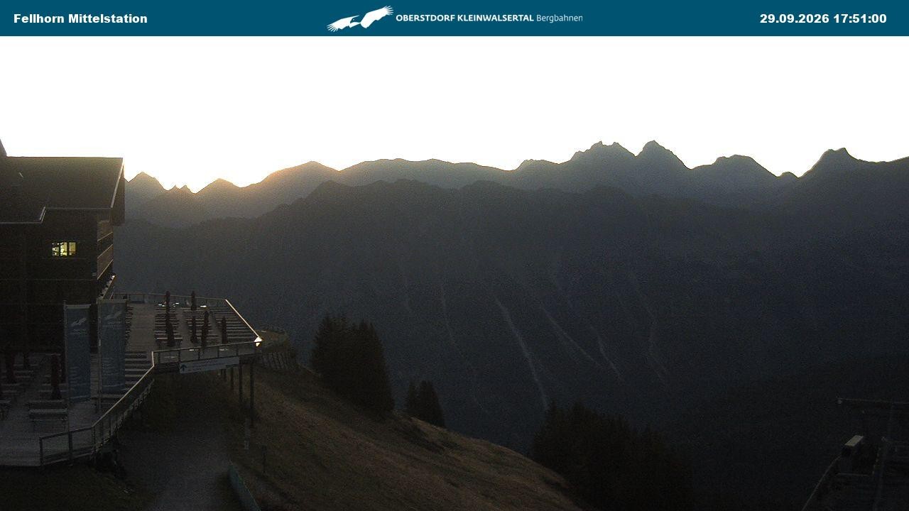 Archiv Foto Webcam Mittelstation am Fellhorn