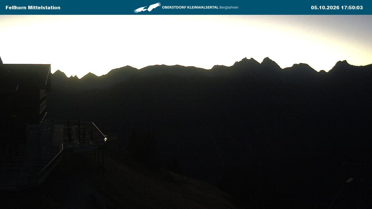Archiv Foto Webcam Mittelstation am Fellhorn