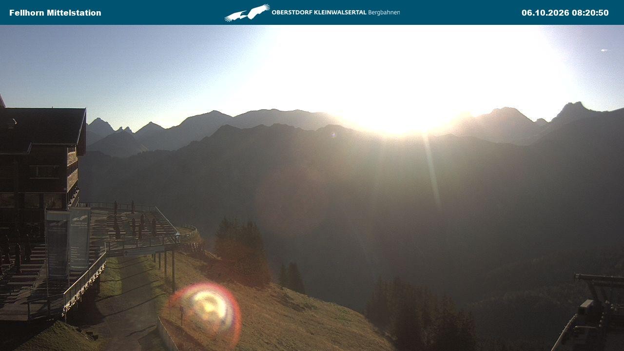 Archiv Foto Webcam Mittelstation am Fellhorn
