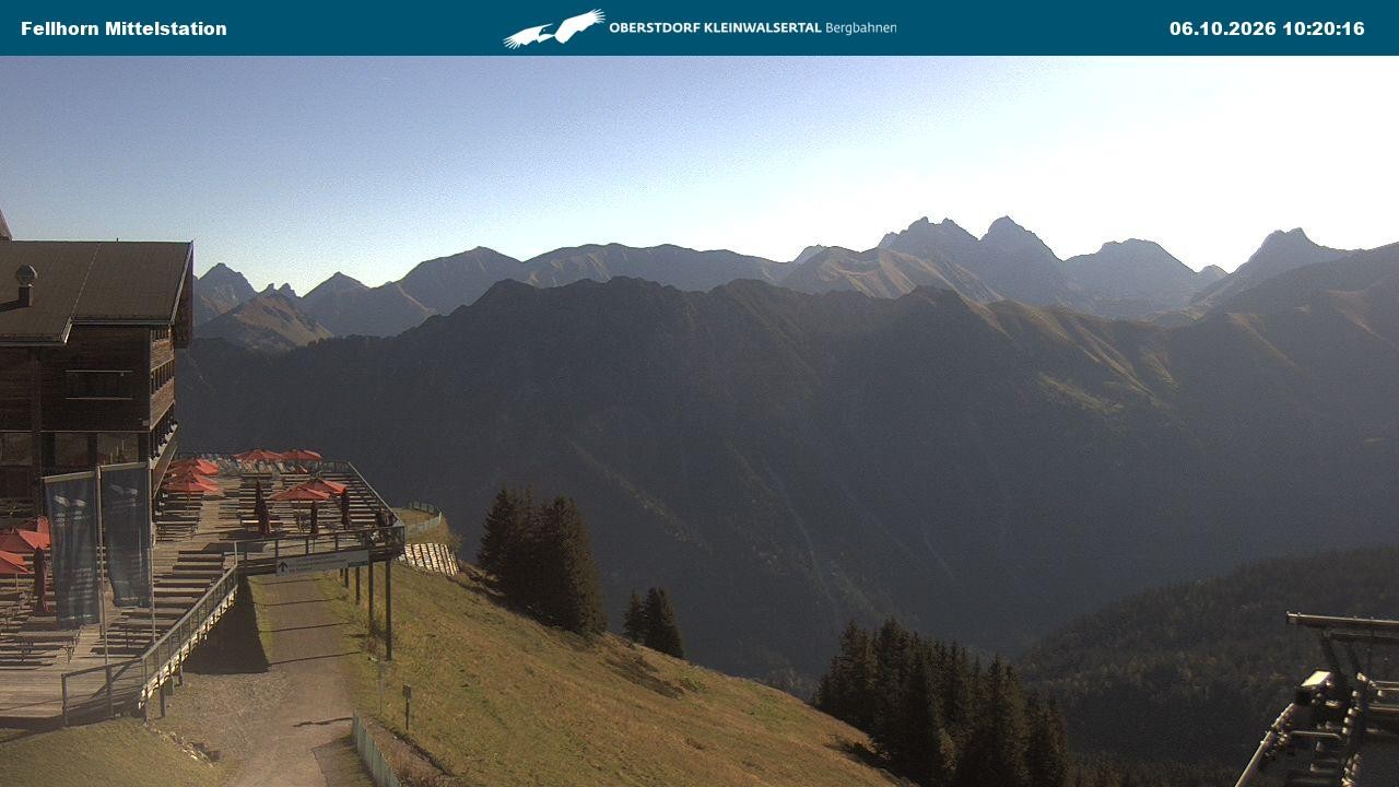 Archiv Foto Webcam Mittelstation am Fellhorn