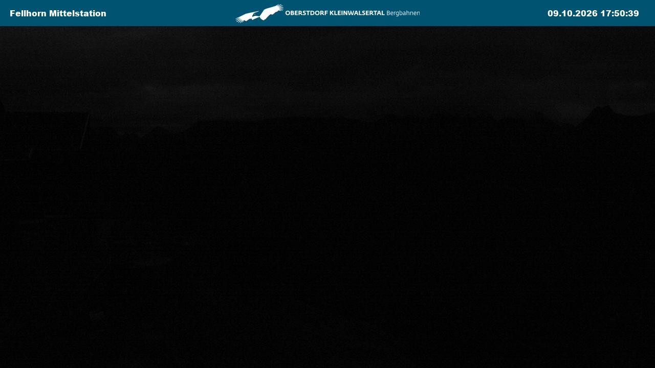 Archived image Webcam Mid-mountain station at Fellhorn