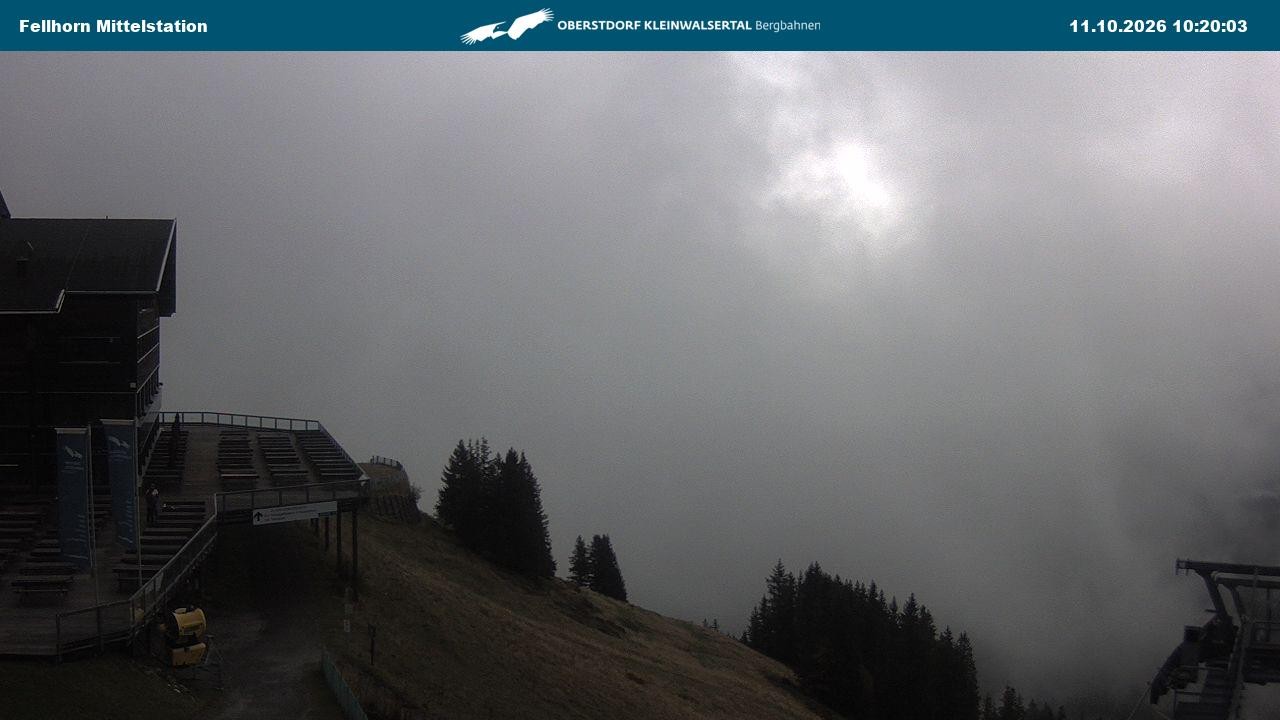 Archiv Foto Webcam Mittelstation am Fellhorn