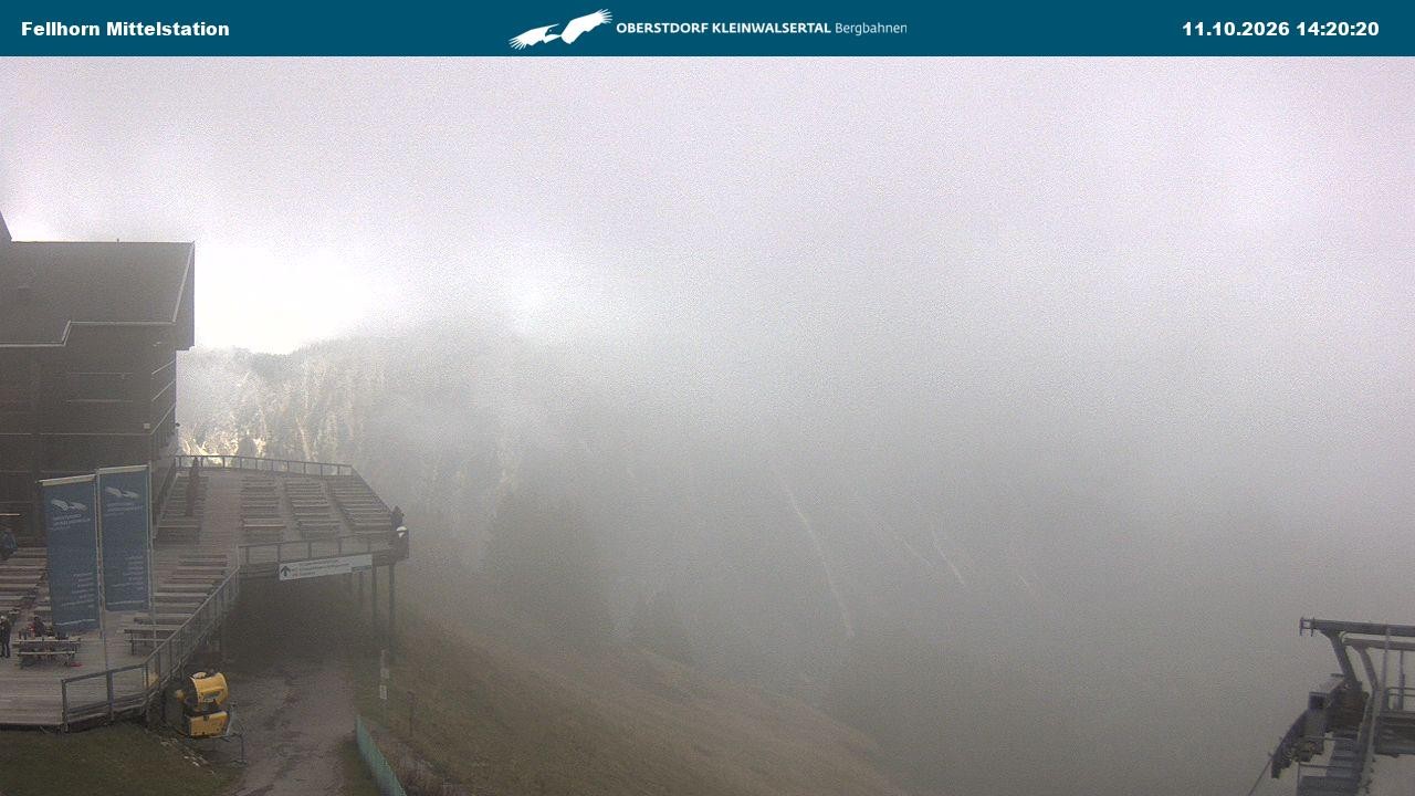 Archiv Foto Webcam Mittelstation am Fellhorn