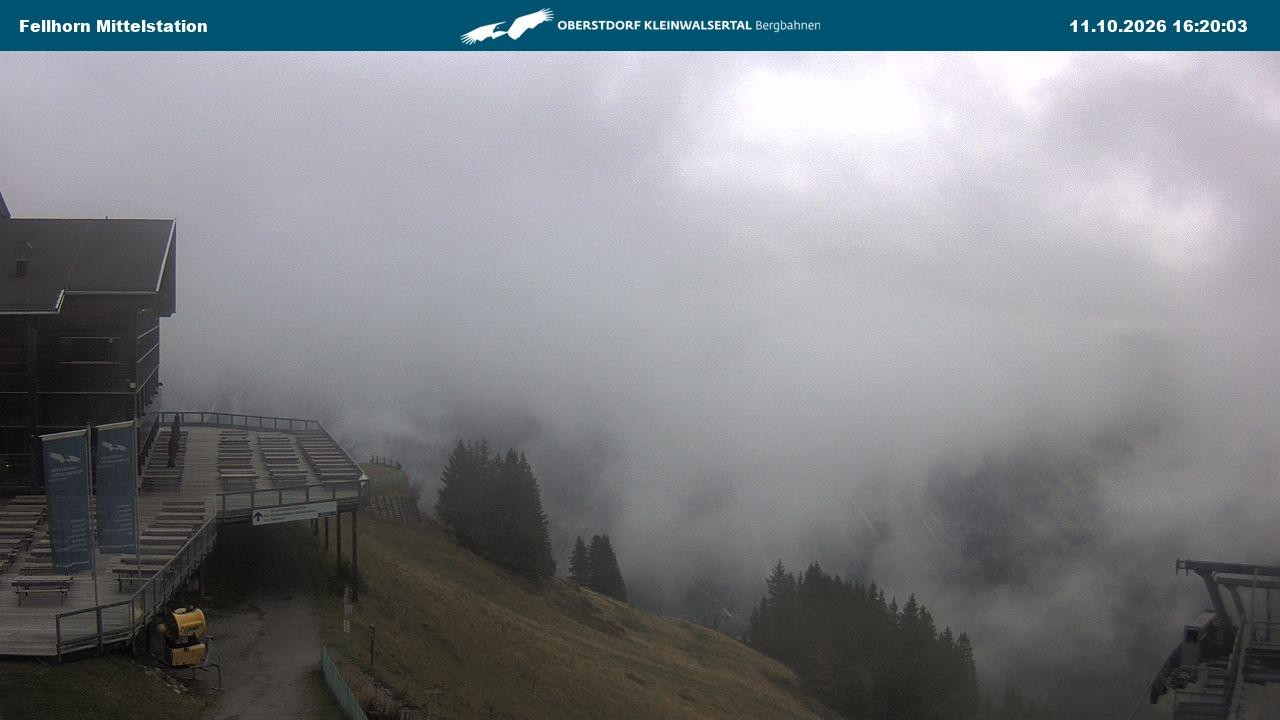 Archiv Foto Webcam Mittelstation am Fellhorn