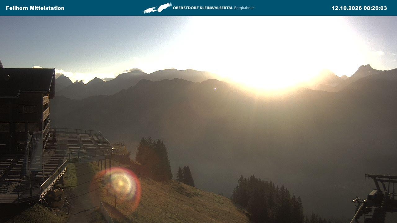Archiv Foto Webcam Mittelstation am Fellhorn