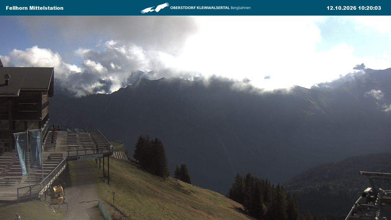Archiv Foto Webcam Mittelstation am Fellhorn
