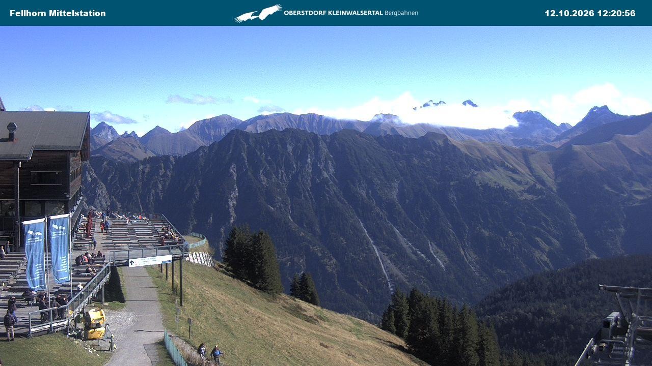 Archiv Foto Webcam Mittelstation am Fellhorn