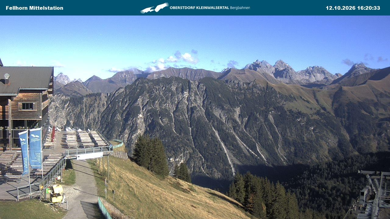 Archiv Foto Webcam Mittelstation am Fellhorn