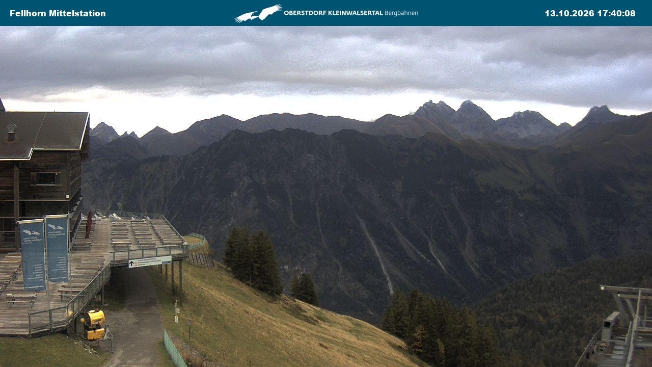 Archiv Foto Webcam Mittelstation am Fellhorn