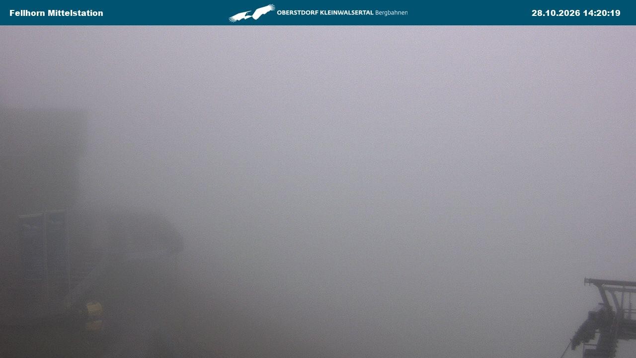 Archiv Foto Webcam Mittelstation am Fellhorn