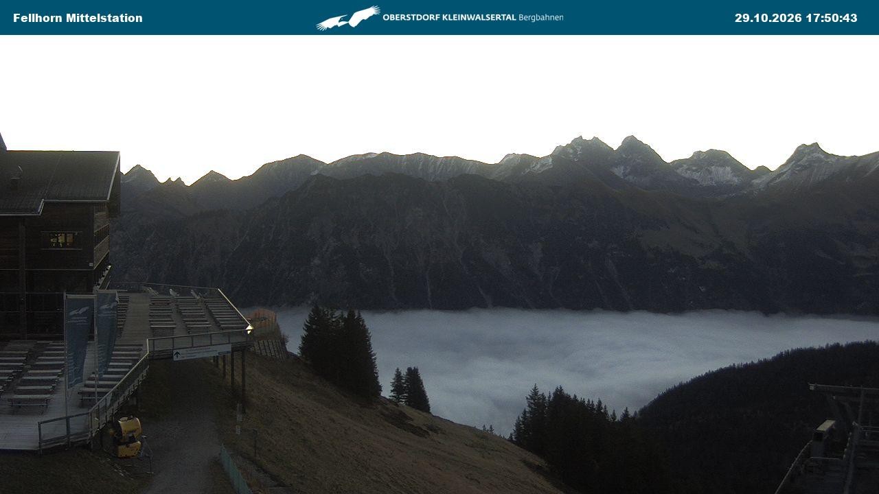 Archiv Foto Webcam Mittelstation am Fellhorn