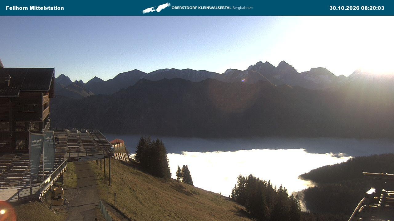 Archiv Foto Webcam Mittelstation am Fellhorn