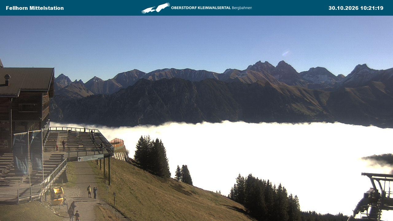 Archiv Foto Webcam Mittelstation am Fellhorn