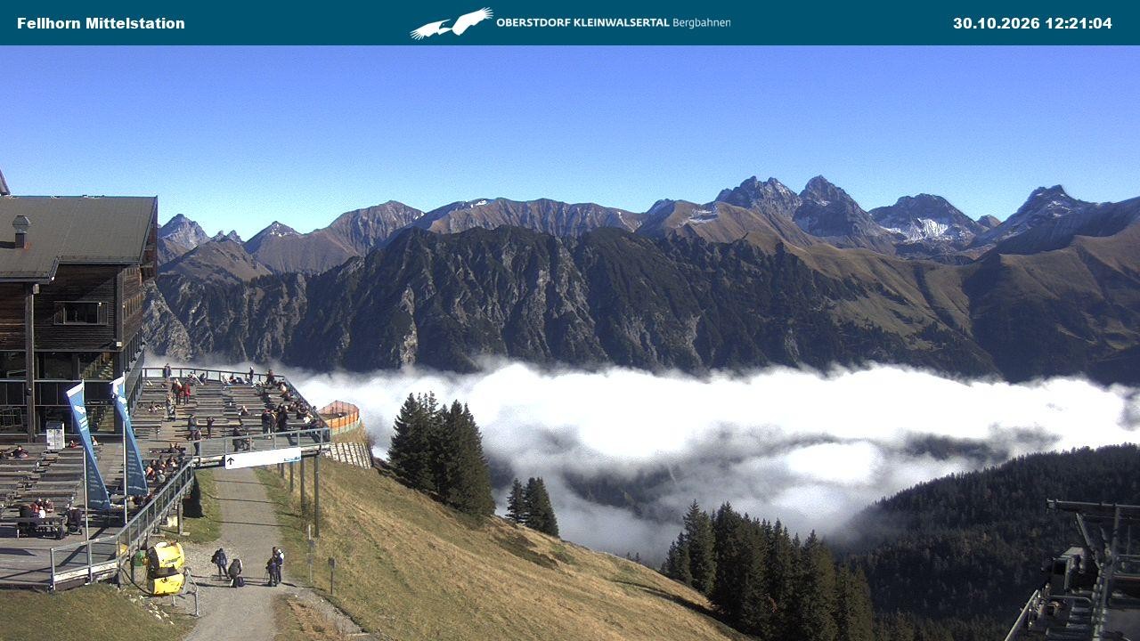 Archiv Foto Webcam Mittelstation am Fellhorn