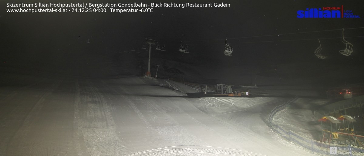 Archiv Foto Webcam Bergstation Gondelbahn in Sillian