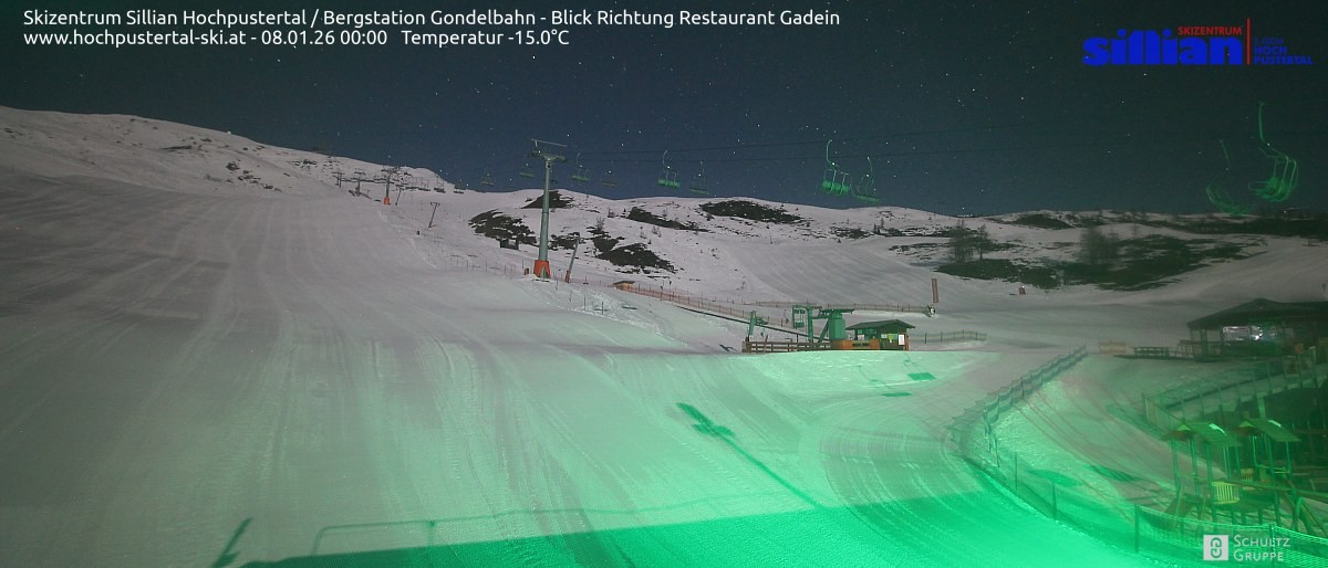 Archiv Foto Webcam Bergstation Gondelbahn in Sillian
