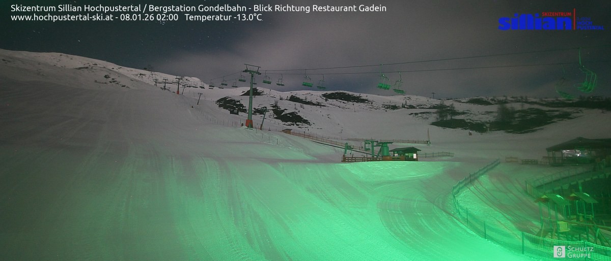 Archiv Foto Webcam Bergstation Gondelbahn in Sillian