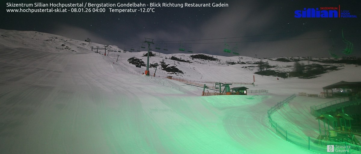 Archiv Foto Webcam Bergstation Gondelbahn in Sillian