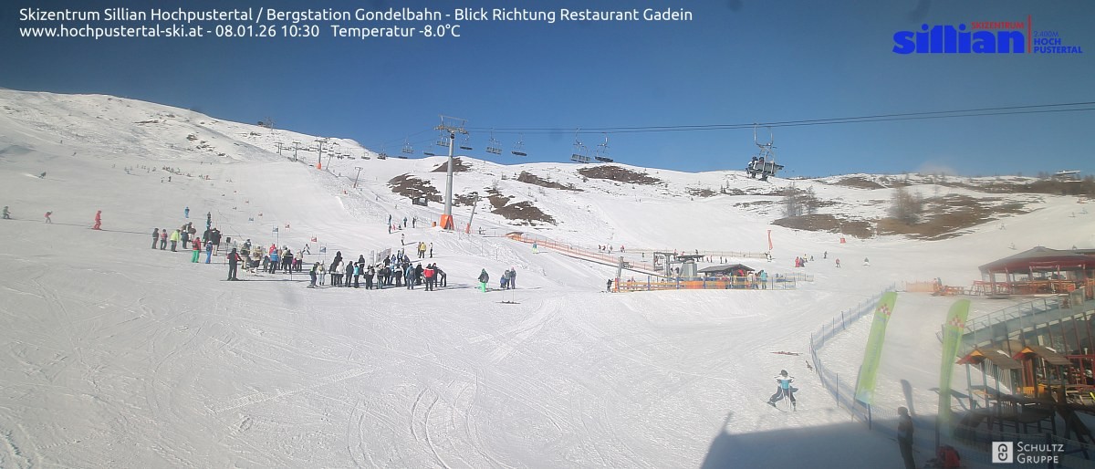 Archiv Foto Webcam Bergstation Gondelbahn in Sillian