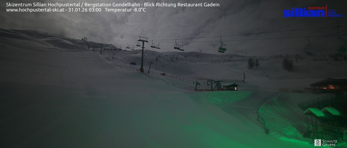 Archiv Foto Webcam Bergstation Gondelbahn in Sillian