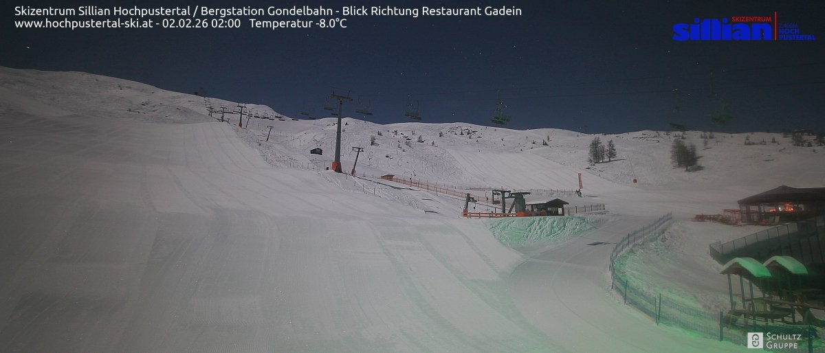 Archiv Foto Webcam Bergstation Gondelbahn in Sillian