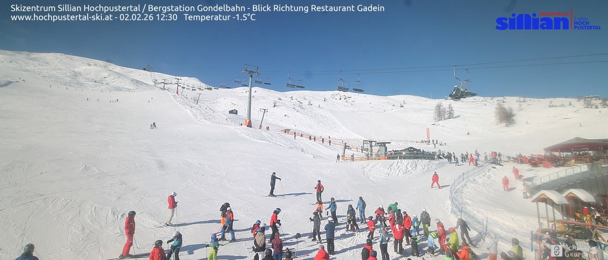 Archiv Foto Webcam Bergstation Gondelbahn in Sillian