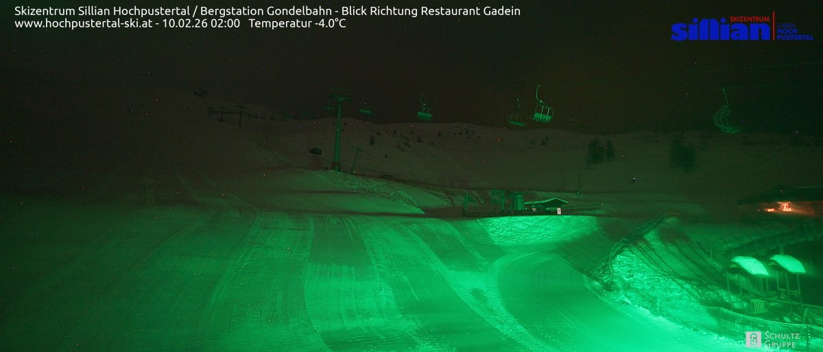 Archiv Foto Webcam Bergstation Gondelbahn in Sillian