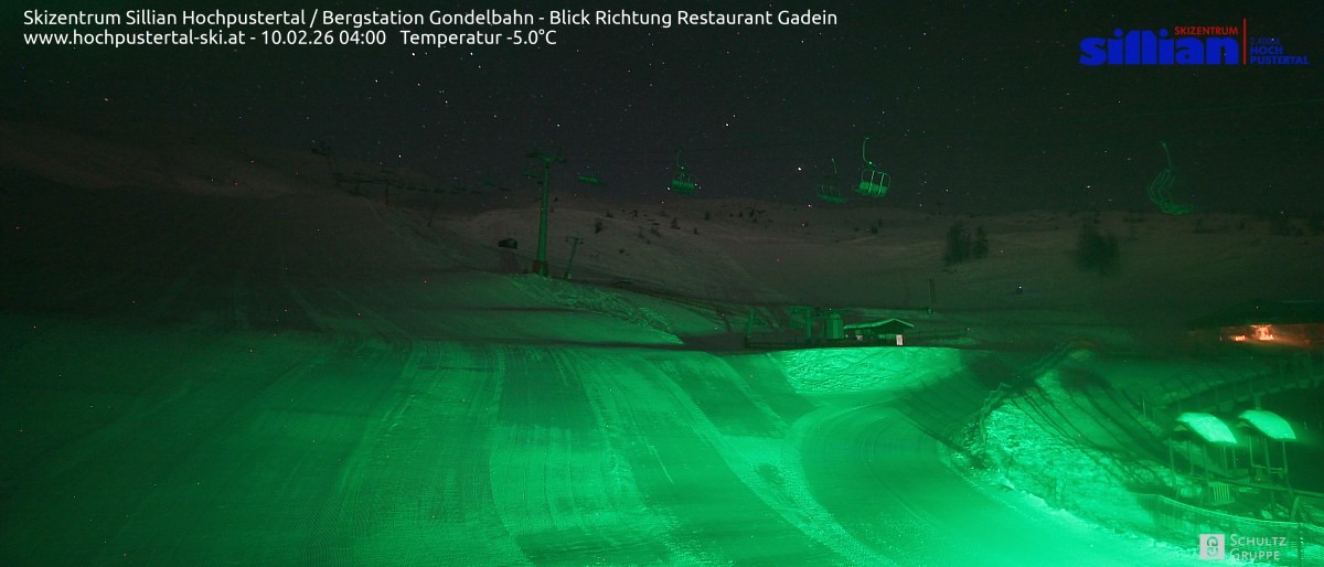 Archiv Foto Webcam Bergstation Gondelbahn in Sillian