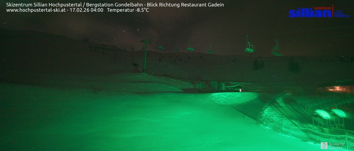 Archiv Foto Webcam Bergstation Gondelbahn in Sillian